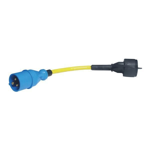 Landanschluss Adapter CEE-Stecker/Schuko-Kupplung