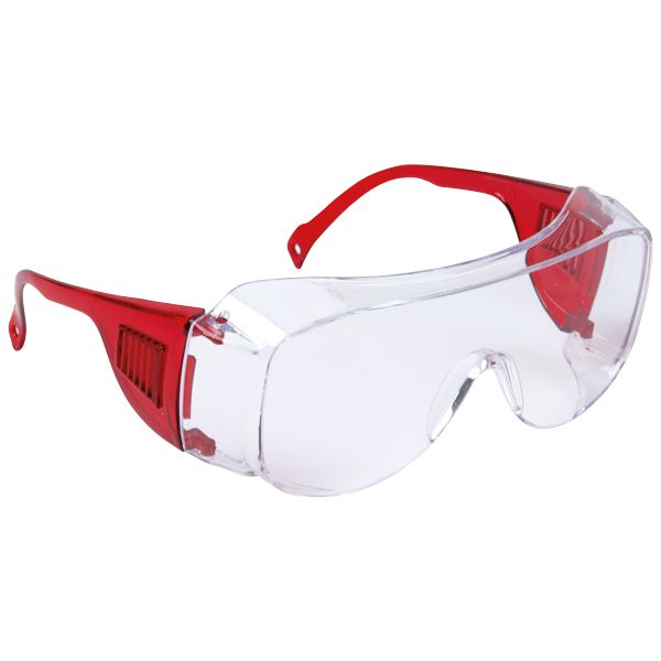 Schutzbrille mit seitlichem Augenschutz