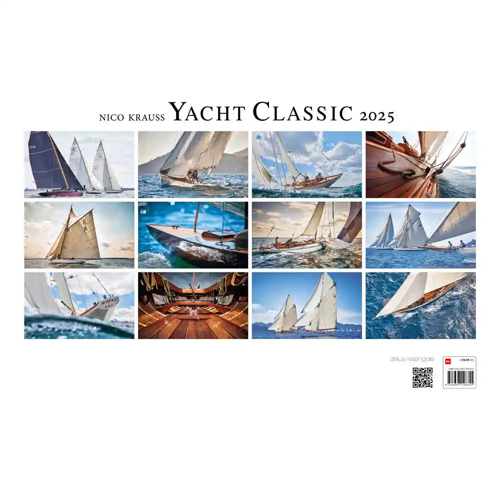 Yacht Classic 2025 - Fotokalender - 67,5 x 47 cm