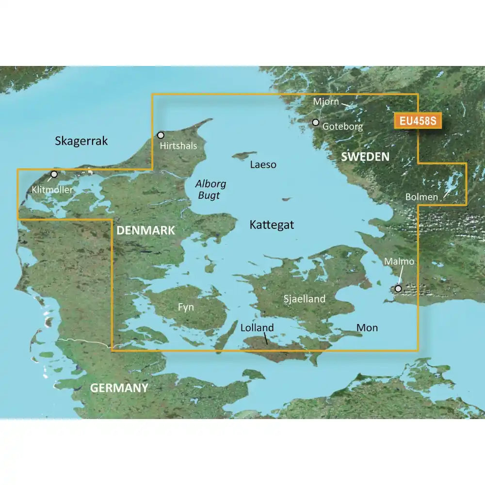 GARMIN BlueChart g3-Vision Seekartenmodul - VEU458S - Göteborg-Fyn