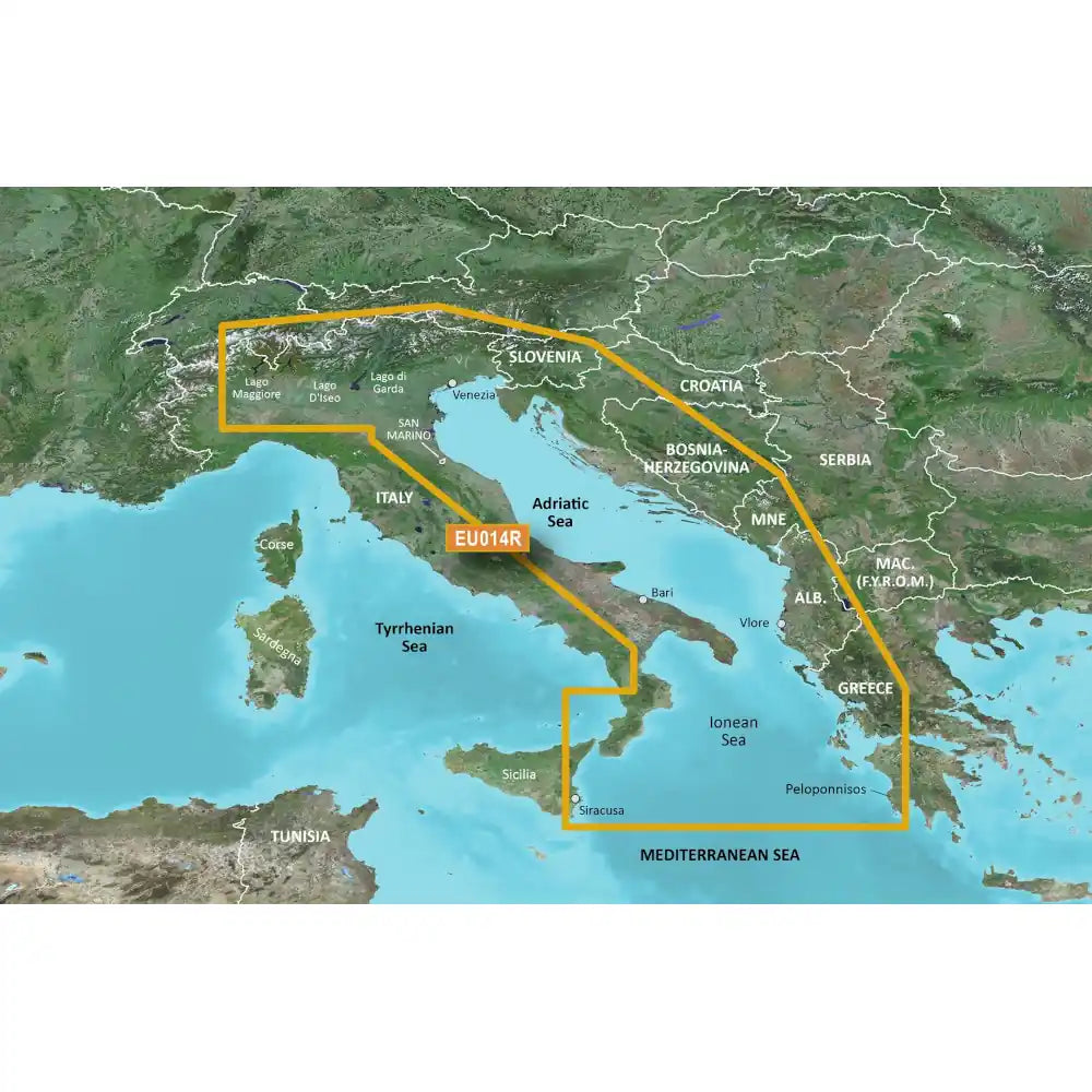 GARMIN BlueChart g3 - Seekartenmodul - HXEU014R - Italien/Adria