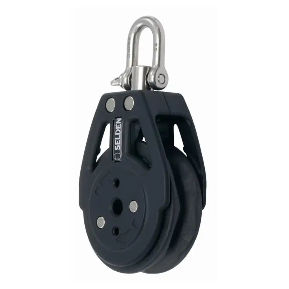 Seldén - Automatischer Kugellager-Ratchetblock - ARB45 - mit Wirbelschäkel - bis 3 mm Tauwerk