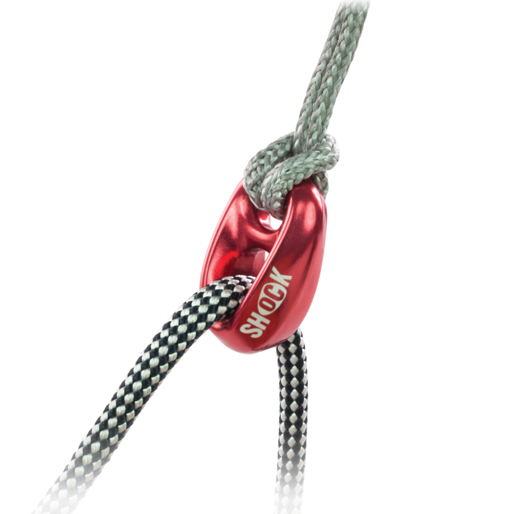 Ronstan SHOCK - scheibenloser Block - 10 mm - rot