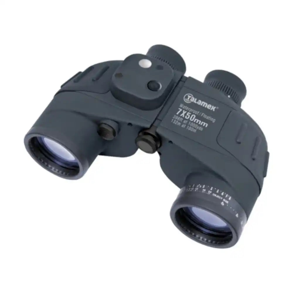 Talamex Fernglas 7x50 Deluxe - mit Kompass - mit BaK-4 Prismen