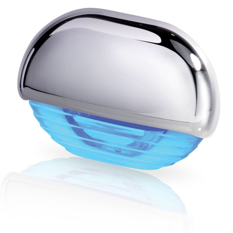 Hella LED-Stufenleuchte verchromt Blau