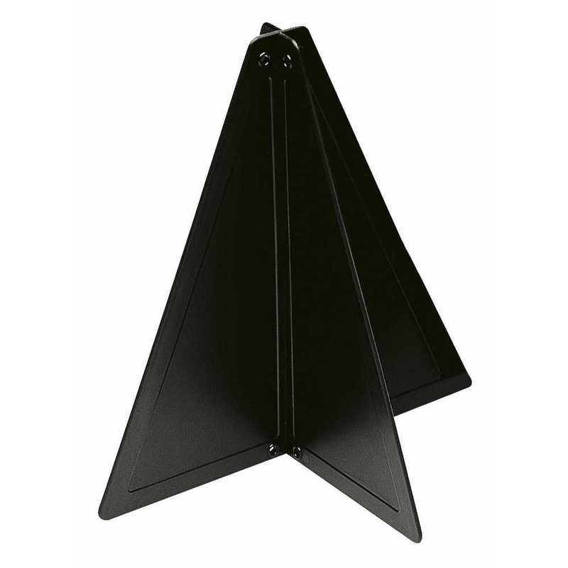 PLASTIMO Signalkegel Schwarz 47 x 33 cm