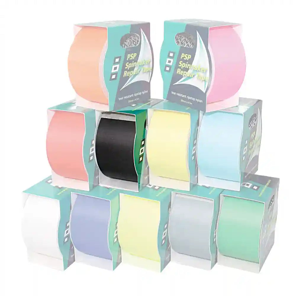 PSP Spinnaker-Tape - schwarz - 50 mm x 4,5 m