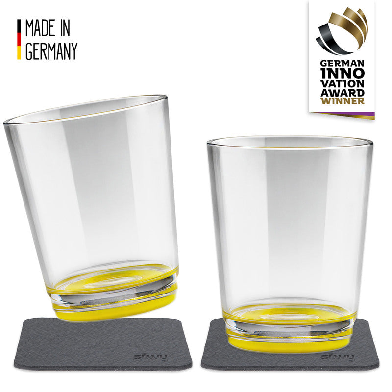 Silwy Trinkbecher 'Oh Yellow' 0,25 l (2er Set)
