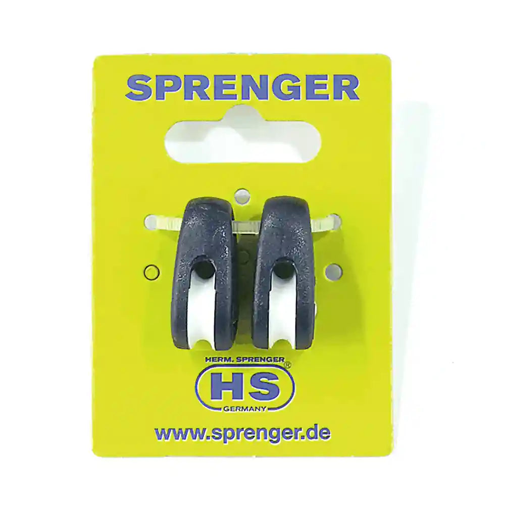 SPRENGER Kite-Block Set Gleitlager - 1-scheibig - bis 4 mm Tauwerk