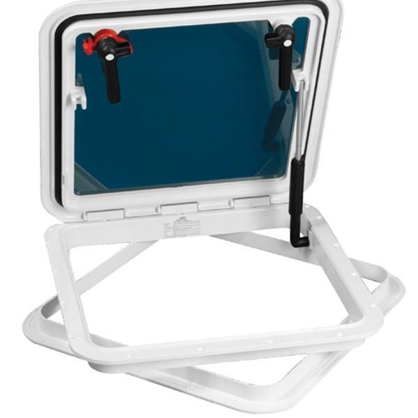 Image 1 for Decksluke weiss - 480 x 480 mm - Ausschnittmass 430 x 430mm