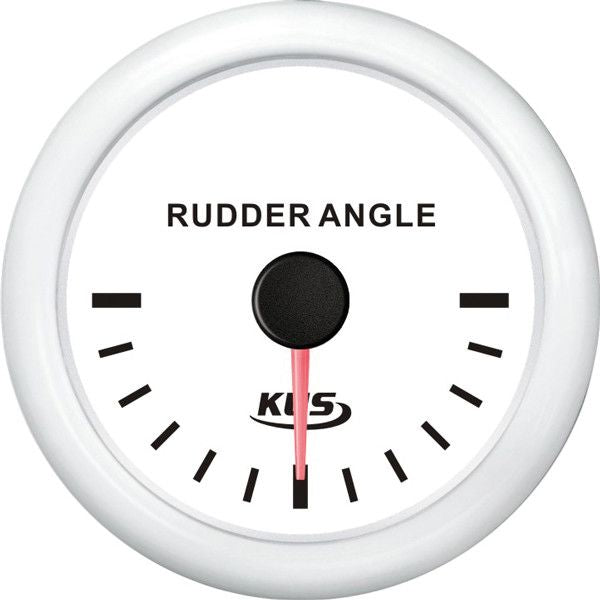 KUS Ruderlagenanzeige - 0-190 Ohm - 12/24V - weiß