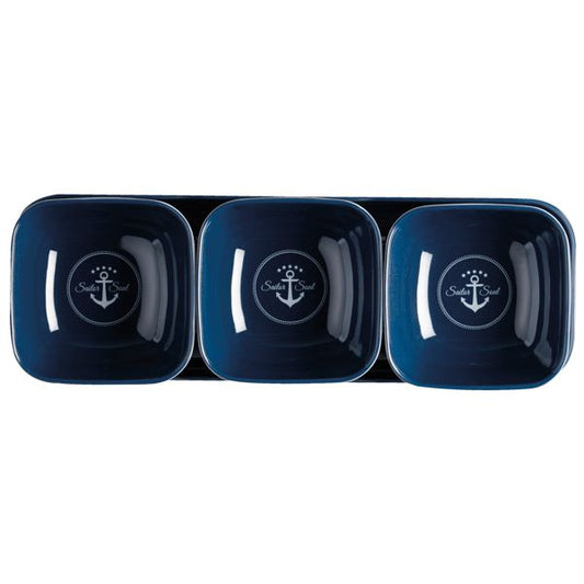 MARINE BUSINESS Sailor Soul Snacksachüsseln Set L=27cm B=9cm