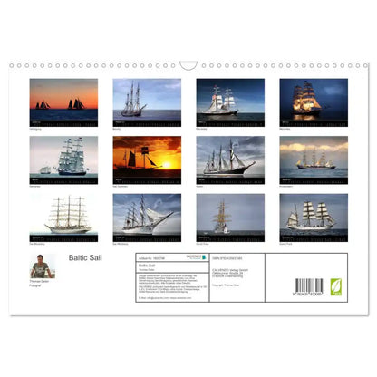 Baltic Sail - Wandkalender 2025 - DIN A3 quer