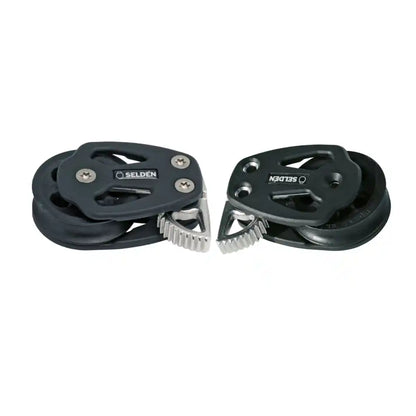 Seldén Quick-Lock Decksblock einfach liegend - PBB60/80 - 1-scheibig - bis 14/16 mm Tauwerk