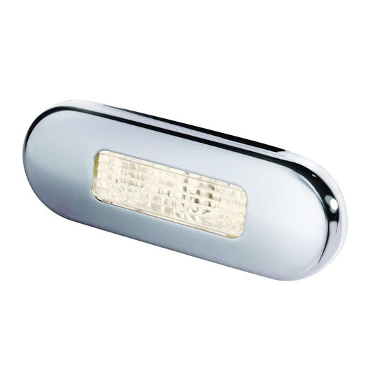 Hella LED Stufenleuchte Edelstahl satiniert Warmweiß