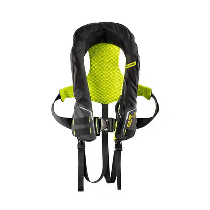 PLASTIMO Rettungsweste SLR 196 - mit Harness & Schrittgurt - UML-PRO-Auslöser - Carbon Black