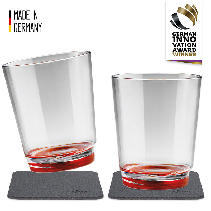 Silwy Trinkbecher 'Ready Red' 0,25 l (2er Set)