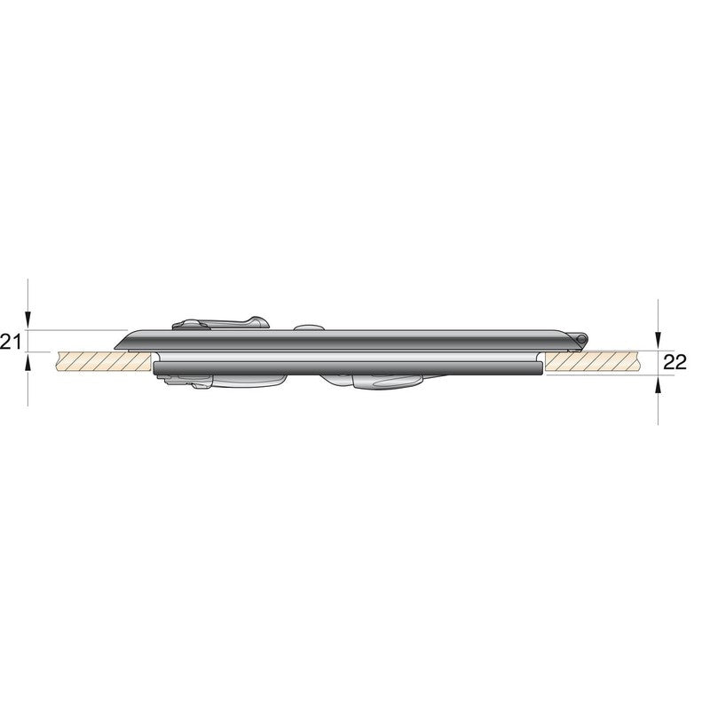 Image 2 for Vetus Altus Decksluke - 470 x 470 mm