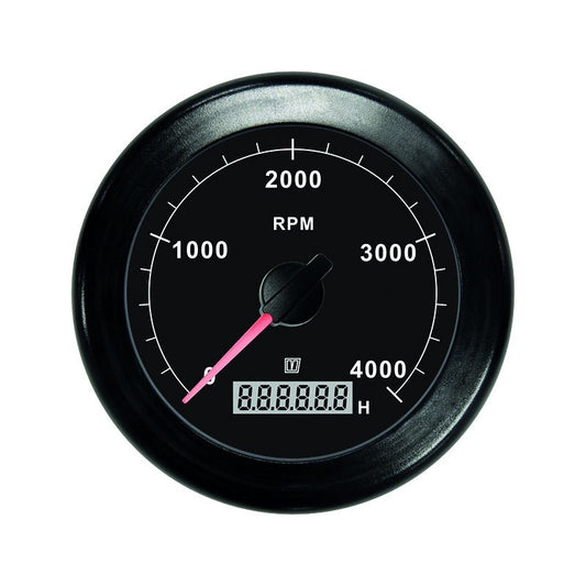 Vetus Drehzahlmesser - 0-4000 1/min - schwarz