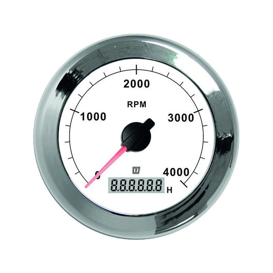 Vetus Drehzahlmesser - 0-4000 1/min - weiß